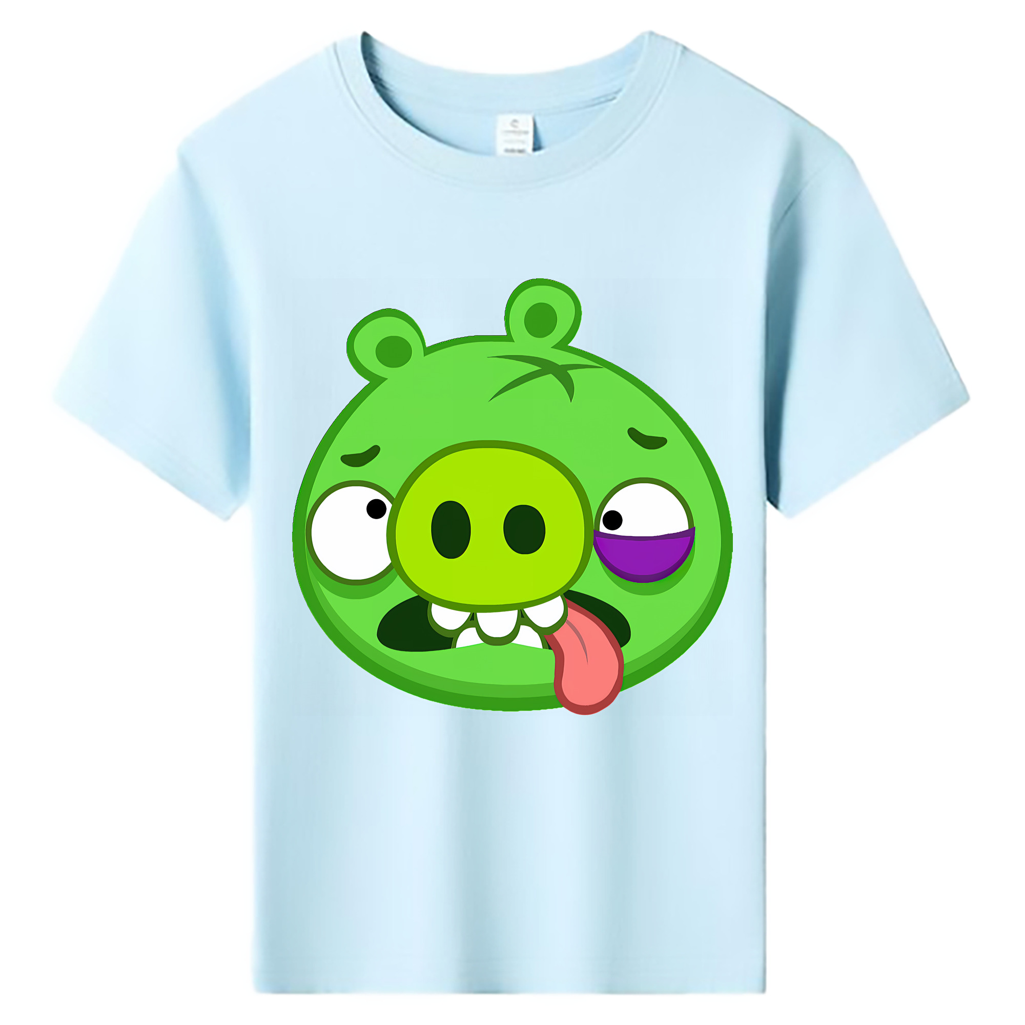 （画像用） Angry Birds アングリーバード 綿100％キッズTシャツ（フロントプリント）